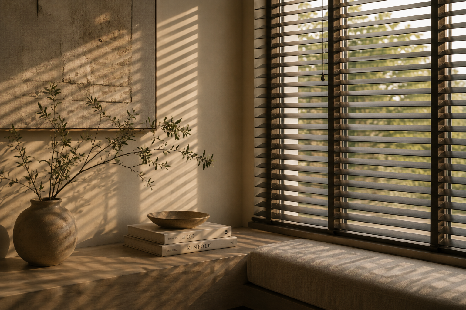 Filtered light — Blinds